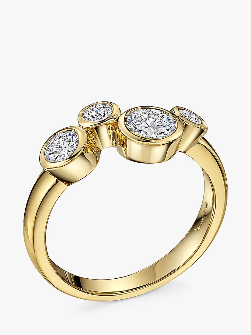 Buy Jools by Jenny Brown 4 Stone Cubic Zirconia Bubble Ring, Gold Online at johnlewis.com