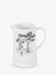 Le Creuset x Sheila Bridges Collection Harlem Toile de Jouy Stoneware Pitcher, 1.5L, Black/White