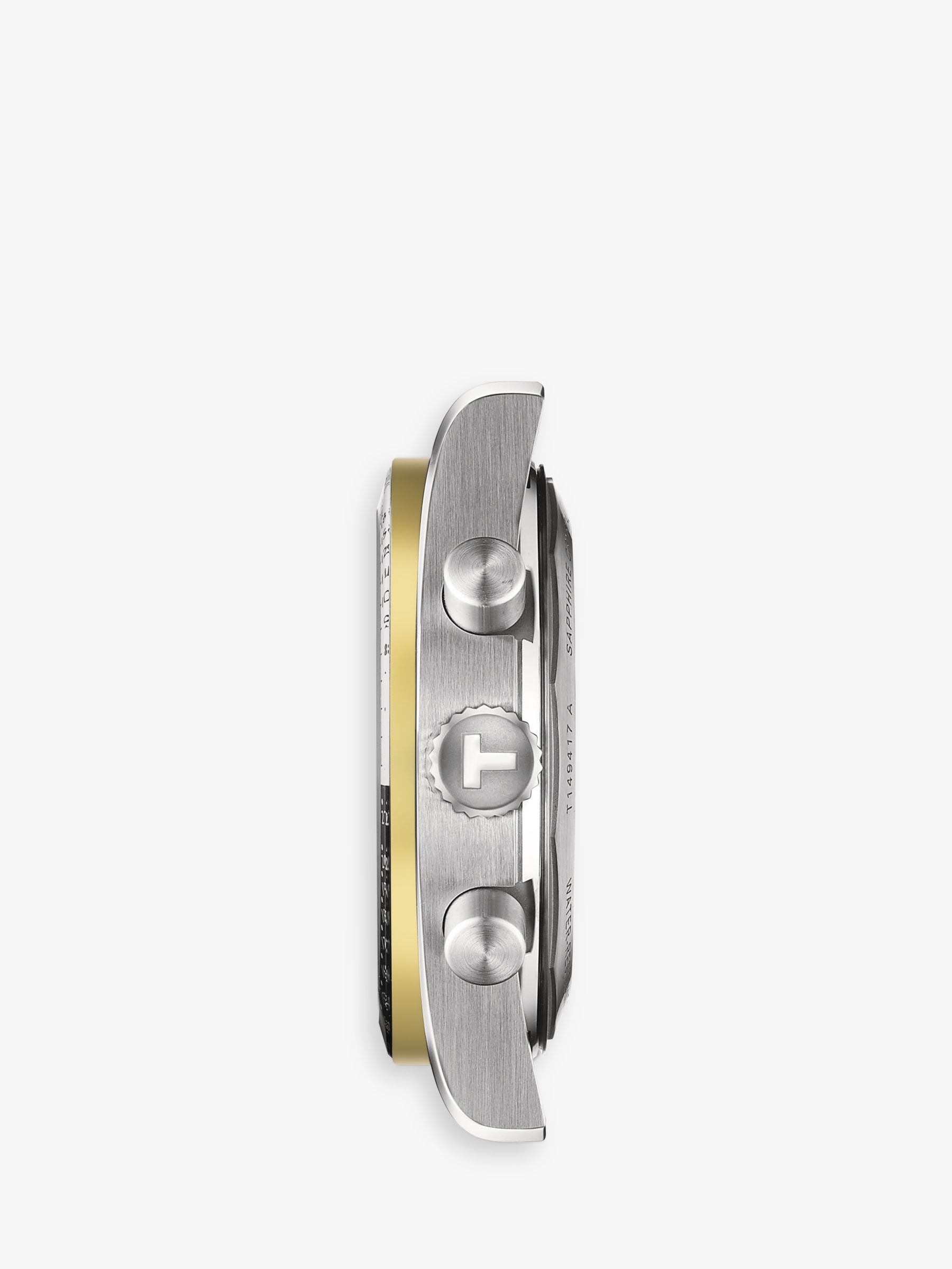 Tissot Men's PR516 Chronograph Bracelet Strap Watch, Gold/Silver T1494172205100