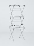 John Lewis Slimline Indoor Airer, Silver