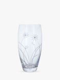 Dartington Crystal Glitz Daisy Glass Vase, H26cm, Clear