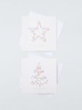 John Lewis Fairy Lights Large Square Charity Christmas Cards, Box of 10