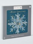 John Lewis Snowflake & Tree Large Square Charity Christmas Cards, Box of 10