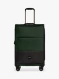 Antler Soft Stripe 4-Wheel 71cm Medium Suitcase, Green