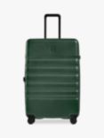 Antler Icon Stripe 4-Wheel 78cm Large Expandable Suitcase, Green
