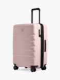 Antler Icon Stripe 4-Wheel 68cm Medium Expandable Suitcase, Moorland Pink