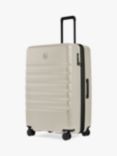 Antler Icon Stripe 4-Wheel 78cm Large Expandable Suitcase, Taupe