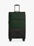 Antler Soft Stripe 4-Wheel 78cm Large Suitcase, Green