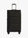 Antler Soft Stripe 4-Wheel 78cm Large Suitcase, Black