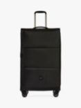 Antler Icon Stripe 4-Wheel 78cm Large Expandable Suitcase, Black