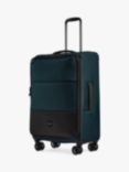 Antler Soft Stripe 4-Wheel 71cm Medium Suitcase, Indigo