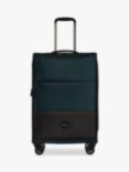 Antler Soft Stripe 4-Wheel 71cm Medium Suitcase, Indigo