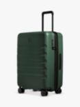 Antler Icon Stripe 4-Wheel 68cm Medium Expandable Suitcase, Green
