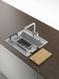 Franke All-In Flexible Food Preparation Kitchen Sink Accessory Set, 3 Piece