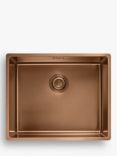 Franke Mythos Masterpiece 500 BXM 210 110-50 Single Bowl Undermounted/Inset Kitchen Sink, Copper