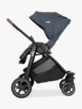 Joie Baby Versatrax Pushchair, Ramble XL Carrycot, iJemini Car Seat and i-Base Advance Bundle, Moonlight