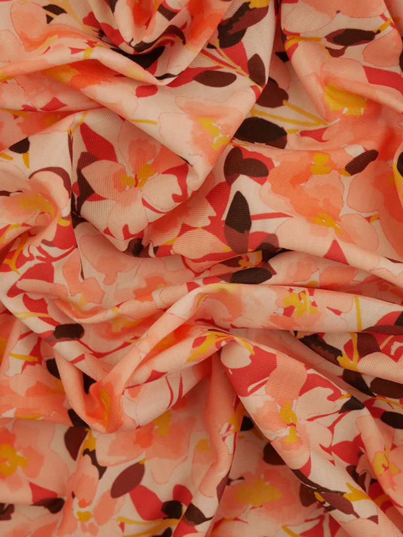 Montreux Fabrics Pastel Flowers Jersey Fabric, Pink