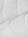 John Lewis Toddler Soft Touch Washable Duvet & Pillow Set, 4 Tog, White, Cotbed