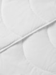 John Lewis Toddler Soft Touch Washable Duvet & Pillow Set, 7 Tog, White, Cotbed