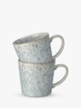 Denby Halo Speckle Stoneware Mug, 400ml, Set of 2, Grey