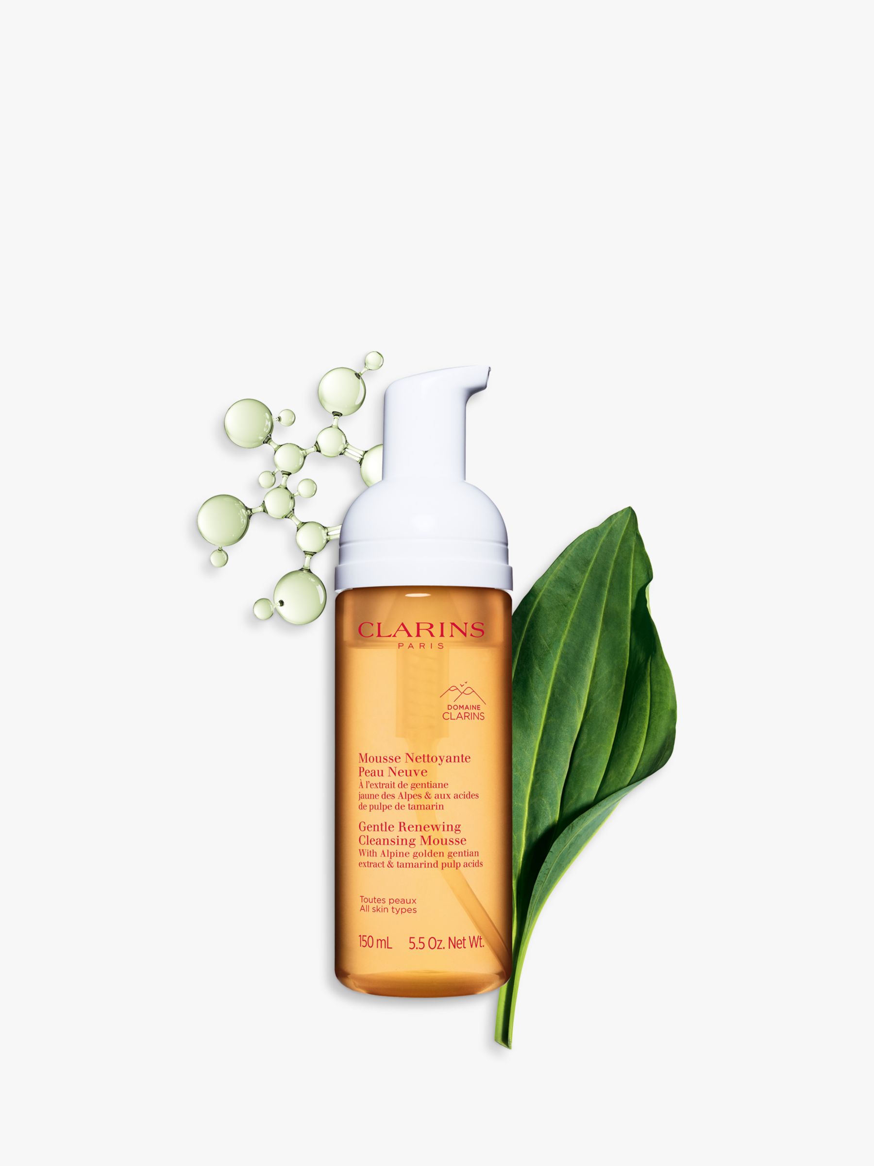 Clarins Gentle Renewing Cleansing Mousse, 150ml 2
