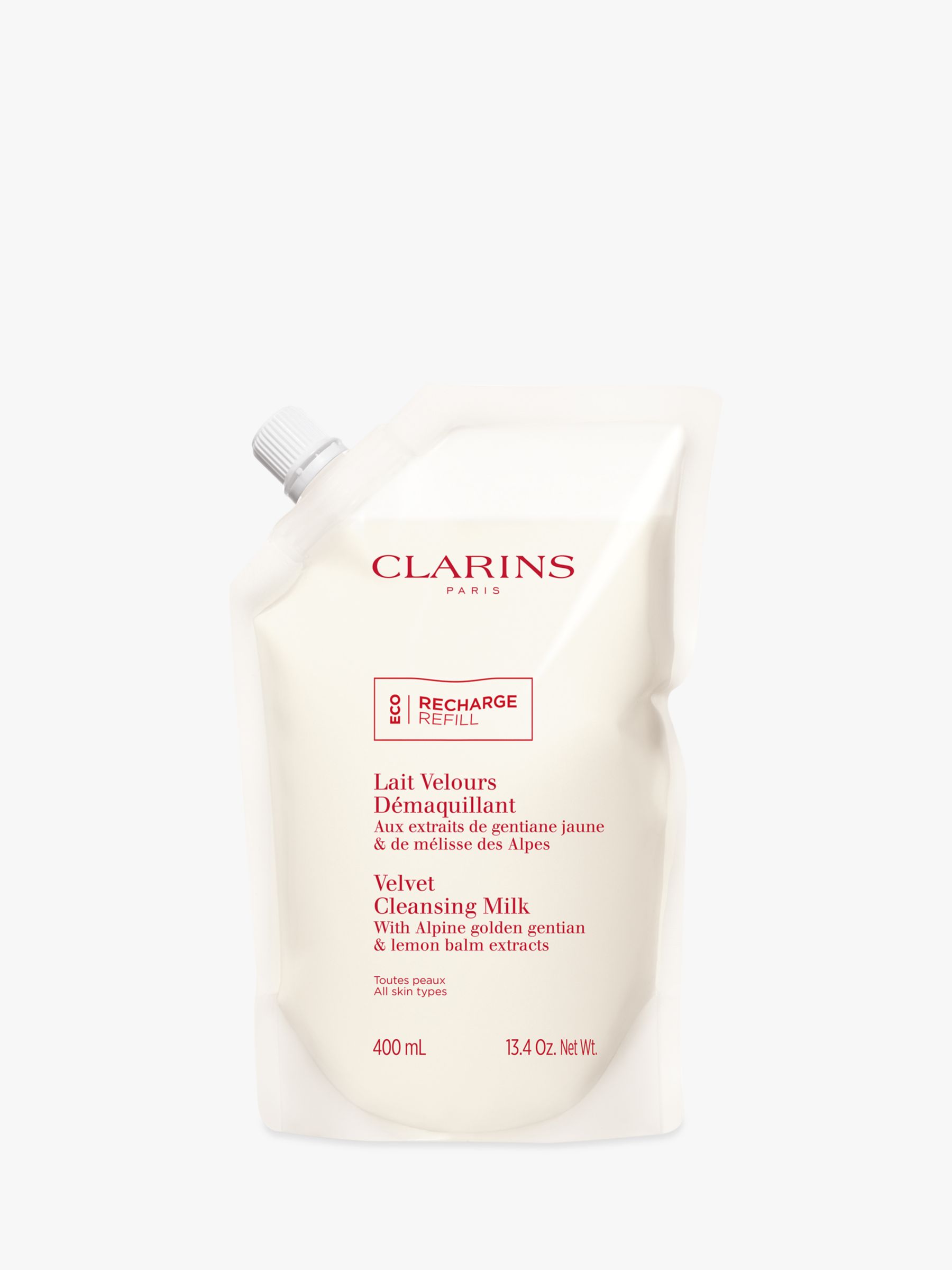 Clarins Velvet Cleansing Milk Refill, 400ml 1