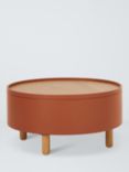 John Lewis ANYDAY Drum Coffee Table, Auburn