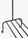 John Lewis ANYDAY Metal Clothes Rail, Black