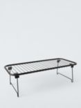 John Lewis ANYDAY Folding Metal Shoe Rack, Black