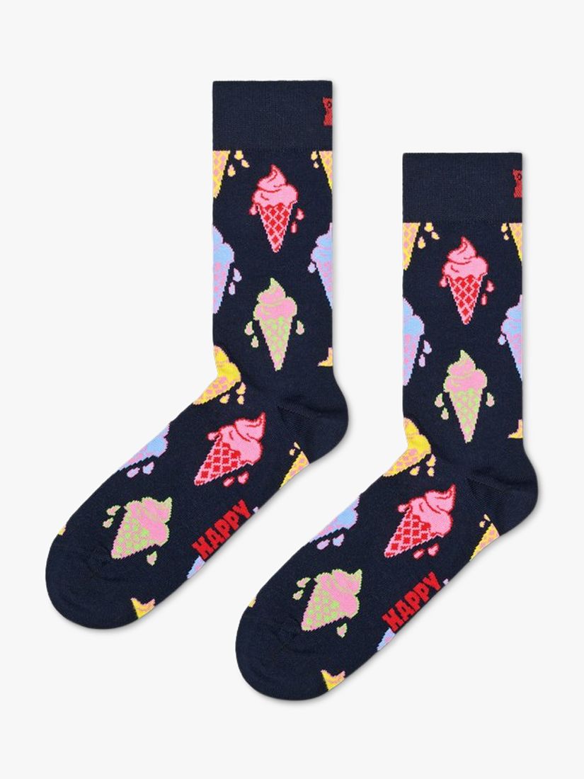 Buy Happy Socks Gift Set, Pack of 3, Navy/Multi Online at johnlewis.com