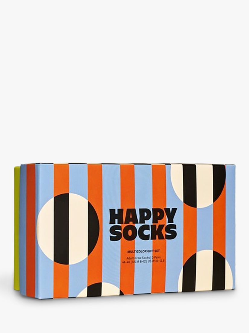 Buy Happy Socks Stripes And Dots Socks Gift Set, Pack of 3, Multi Online at johnlewis.com