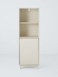 John Lewis ANYDAY Format Narrow Bookcase, Greige