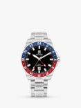 Tommy Hilfiger 1792131 Colour Block Bezel Sporty Watch, Silver