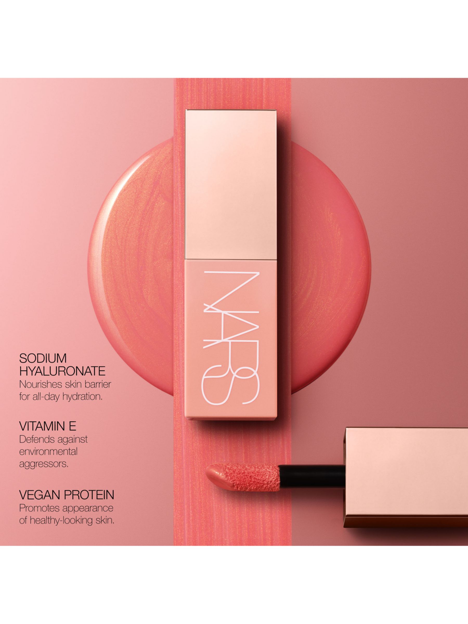 NARS Afterglow Liquid Blush Orgasm Rush at John Lewis Partners