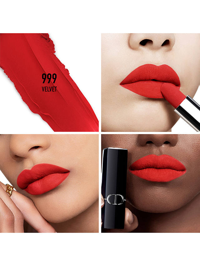 DIOR Rouge Dior Couture Colour Lipstick - Velvet Finish, 999 Red 2