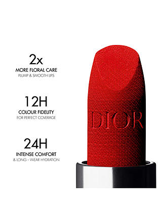 DIOR Rouge Dior Couture Colour Lipstick - Velvet Finish, 999 Red 7