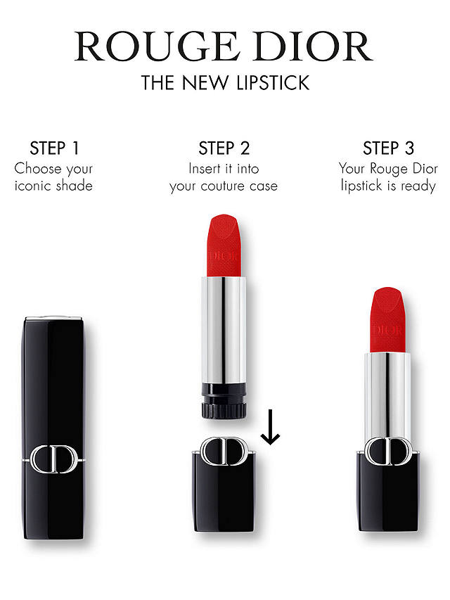 DIOR Rouge Dior Couture Colour Lipstick Refill - Velvet Finish, 720 Icone 6