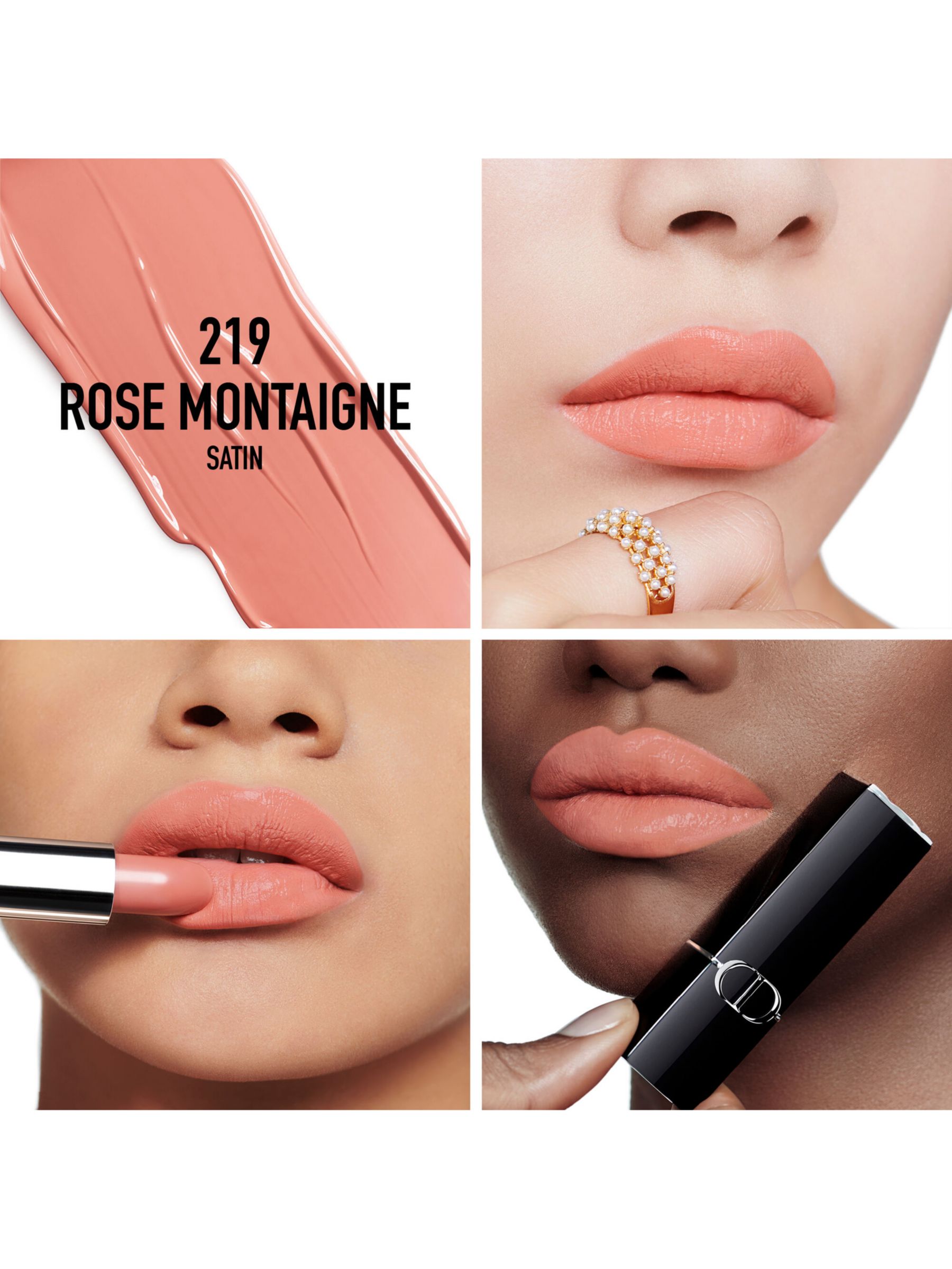 DIOR Rouge Dior Couture Colour Lipstick - Satin Finish, 219 Rose Montaigne 2