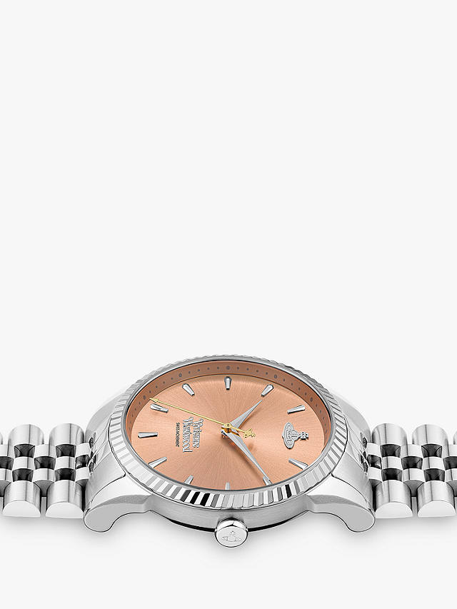 Vivienne Westwood VV240CPSG Women's Seymour Bracelet Strap Watch, Silver VV2L40PHS