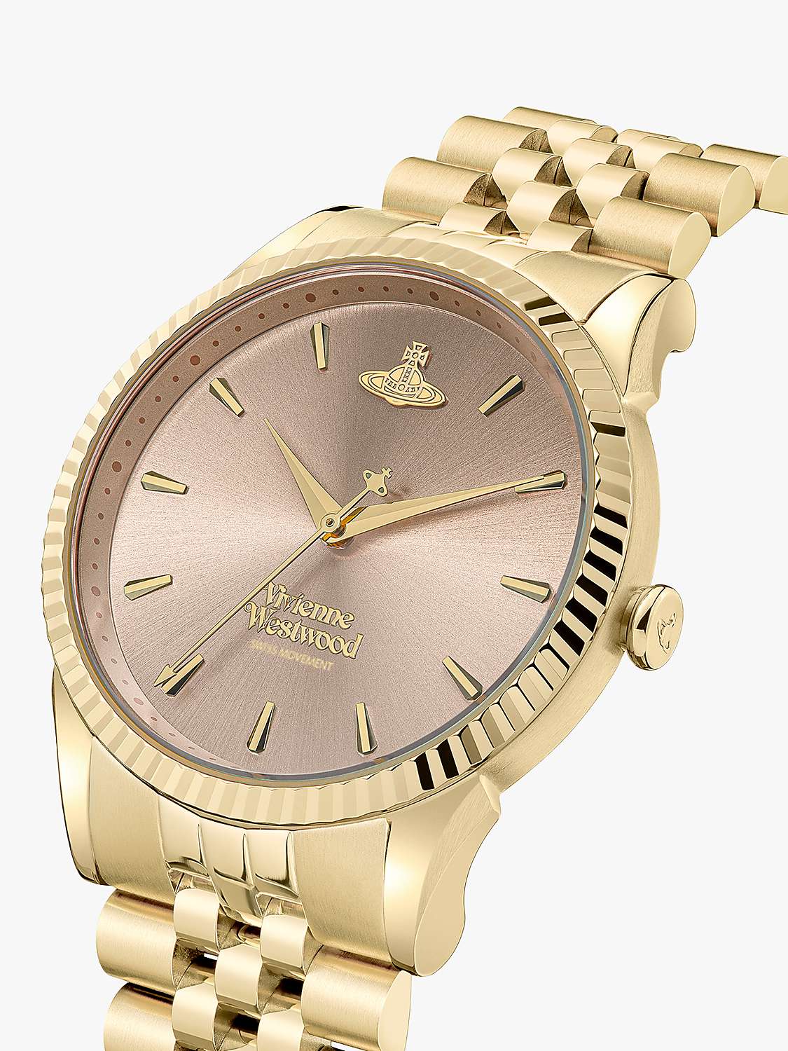 Buy Vivienne Westwood VV240CPSG Women's Seymour Bracelet Strap Watch Online at johnlewis.com