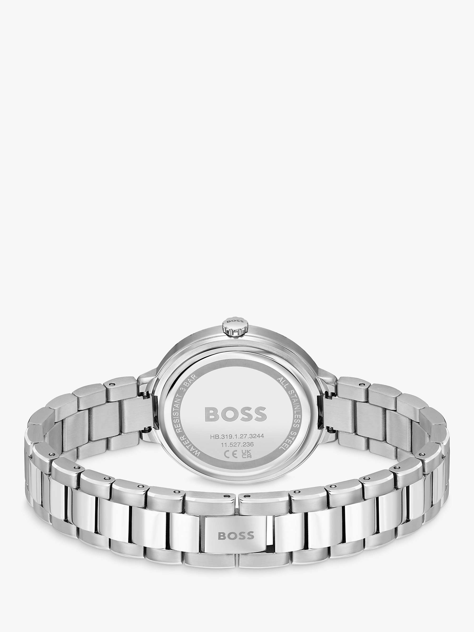 Buy HUGO BOSS 1502757 Women's Sena Bracelet Strap Watch, Silver 1502757 Online at johnlewis.com