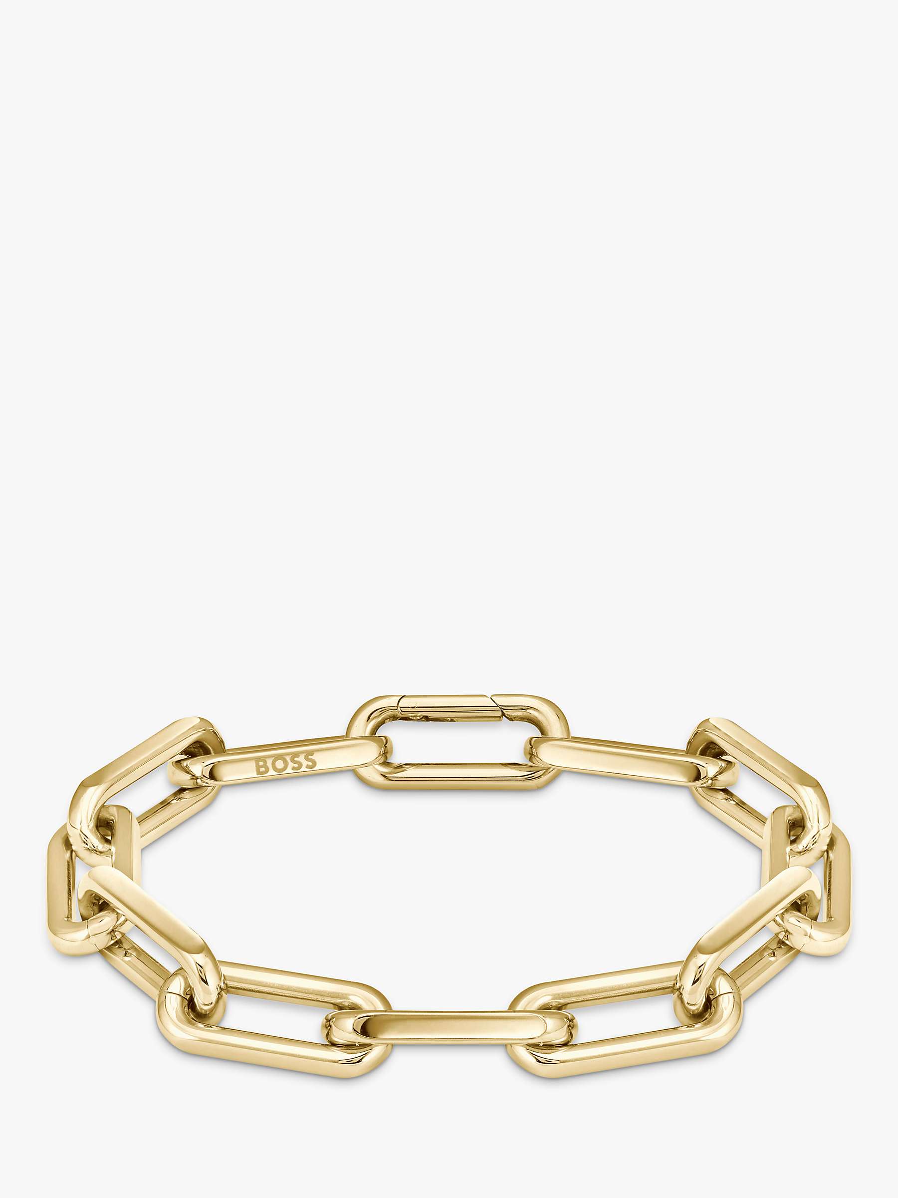 Buy HUGO BOSS Halia Link Bracelet, Gold Online at johnlewis.com