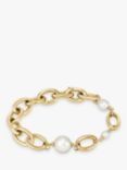 HUGO BOSS Leah Freshwater Pearl Bracelet, Gold