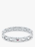 Tommy Hilfiger Men's Link Bracelet, Silver