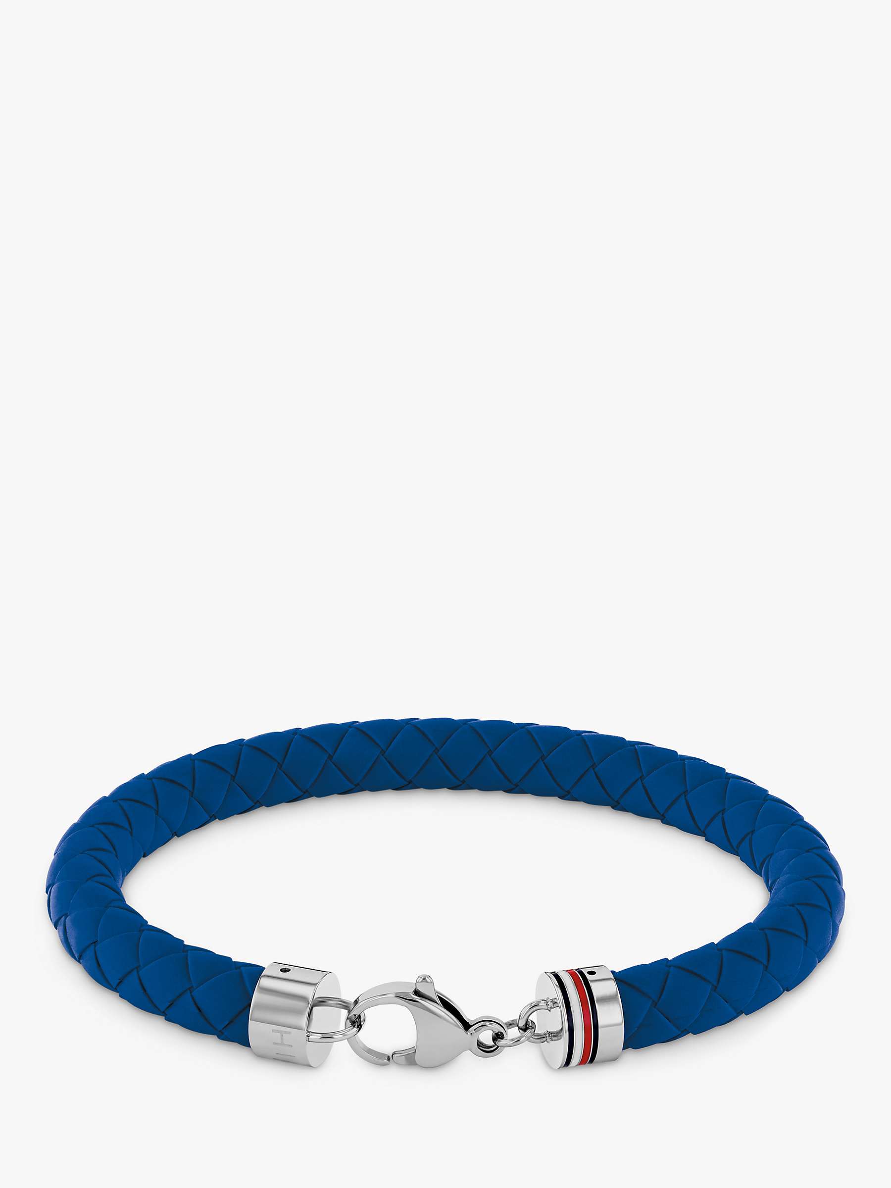 Buy Tommy Hilfiger Men's Braided Silicone Bracelet Online at johnlewis.com