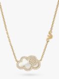 Emporio Armani Cloud Mother of Pearl Pendant Necklace/Gold