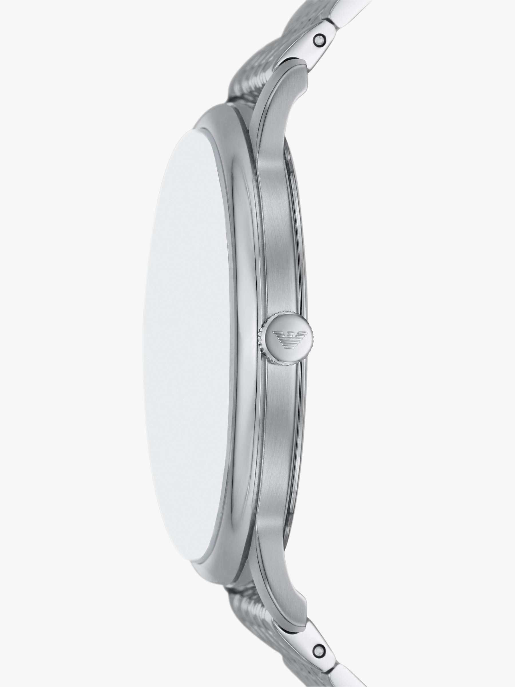 Buy Emporio Armani Men's Sunray Dial Bracelet Strap Watch Online at johnlewis.com