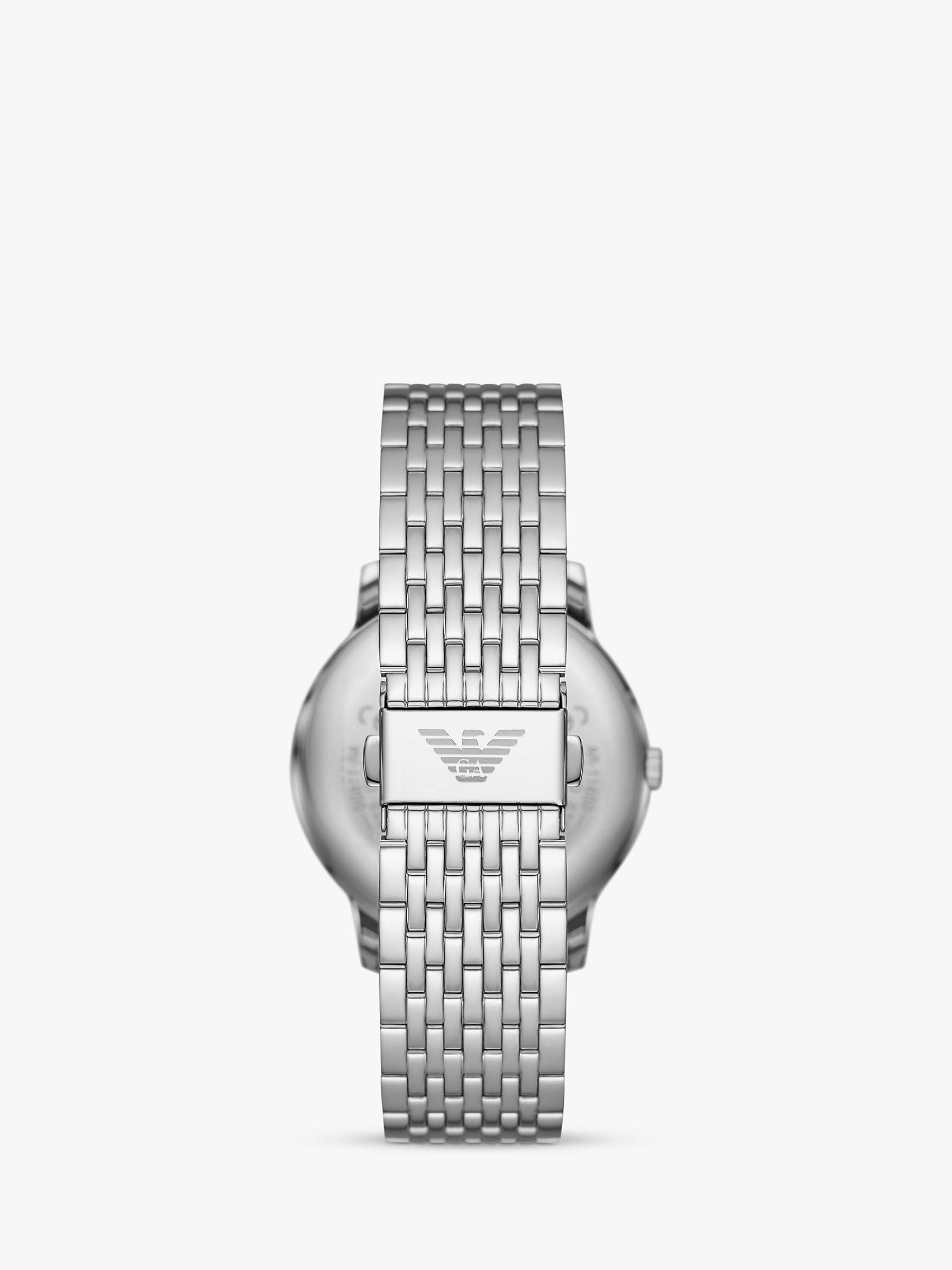 Buy Emporio Armani Men's Sunray Dial Bracelet Strap Watch Online at johnlewis.com