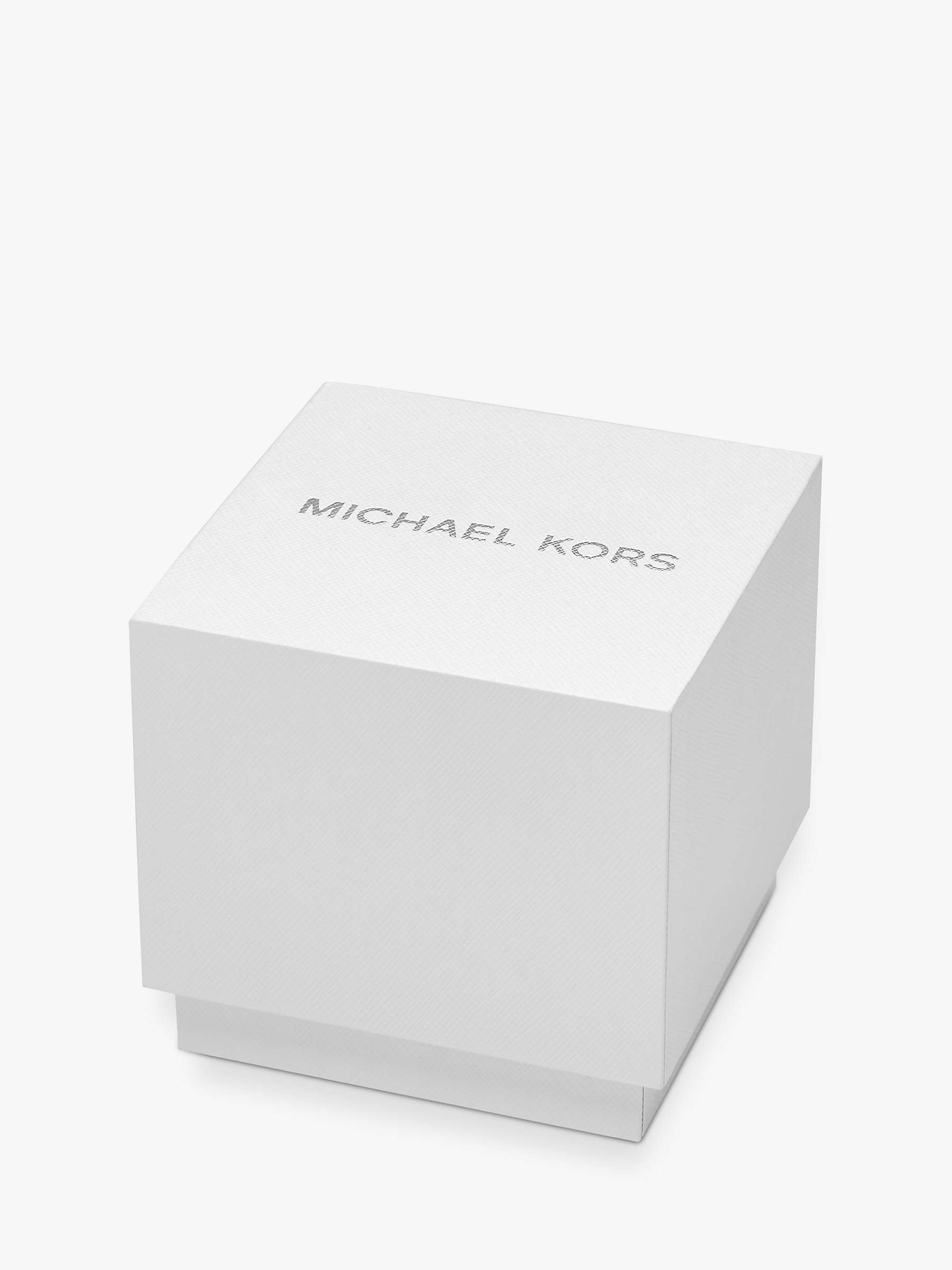 Buy Michael Kors MK7465 Women's Slim Runway Leather Strap Watch, Gold/Brown Online at johnlewis.com