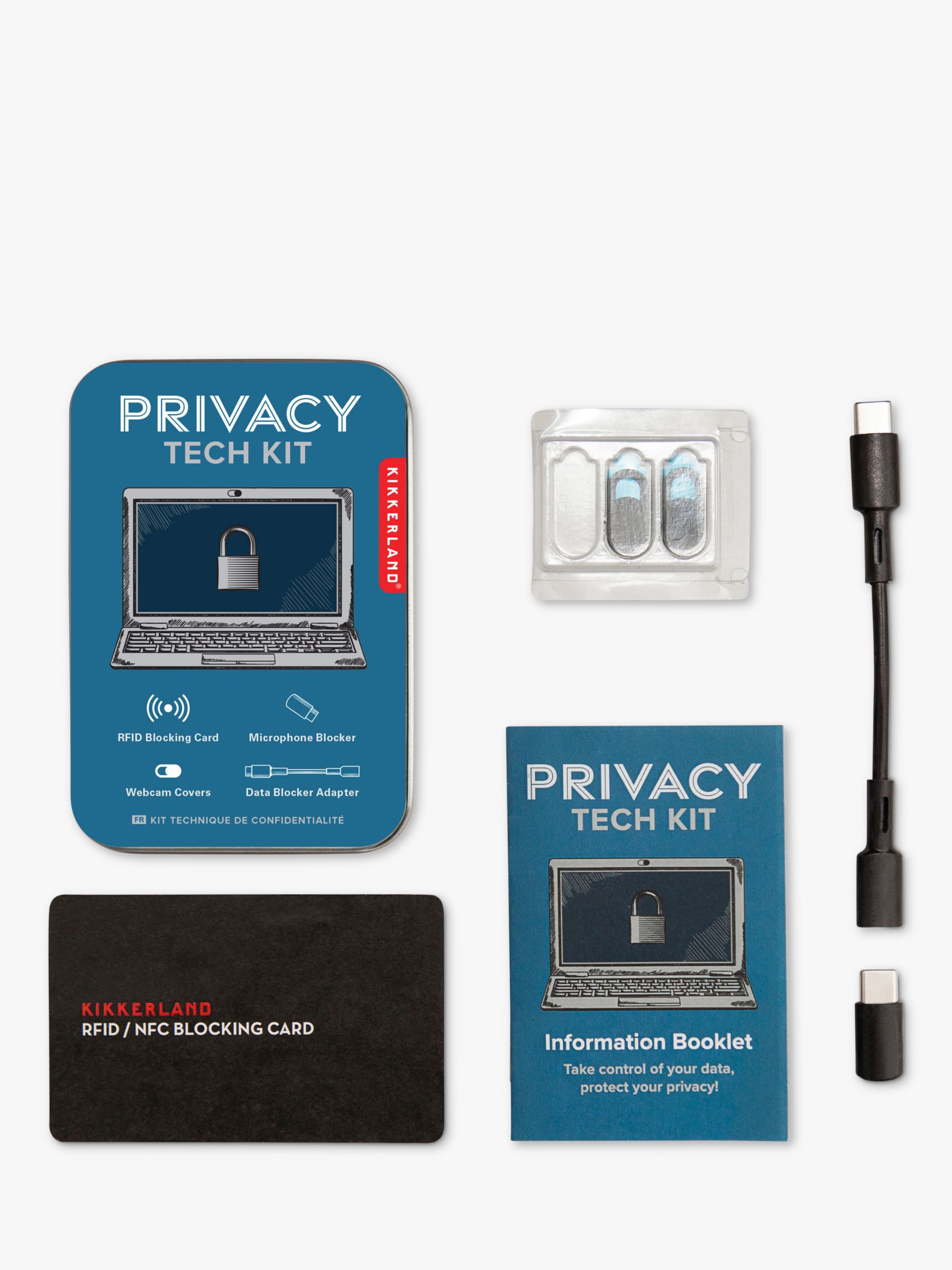Kikkerland Privacy Tech Travel Kit